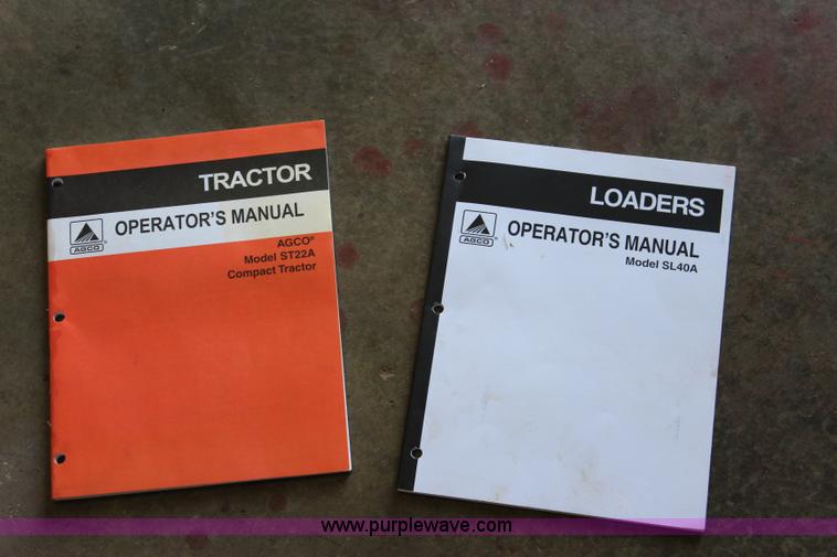 image for item J5871 2005 AGCO ST22A MFWD tractor