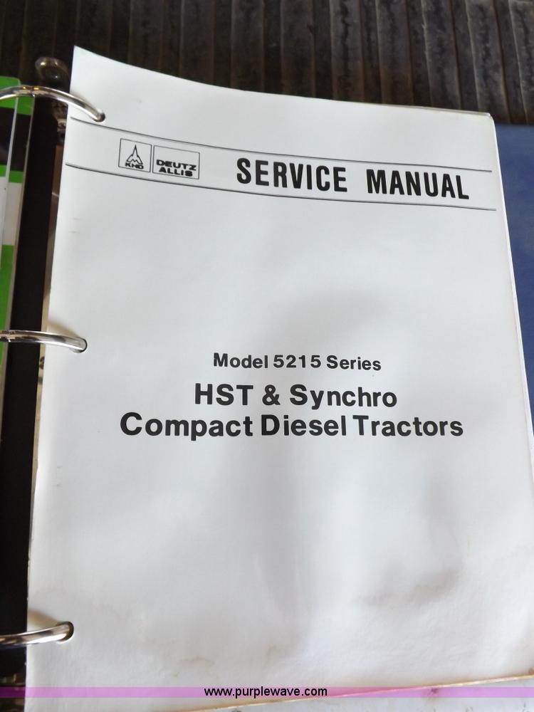 image for item J6946 Deutz Allis 5215 HST MFWD tractor