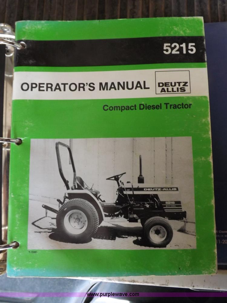 image for item J6946 Deutz Allis 5215 HST MFWD tractor