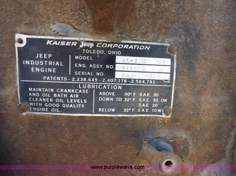 image for item J6949 Tennant 92 sweeper