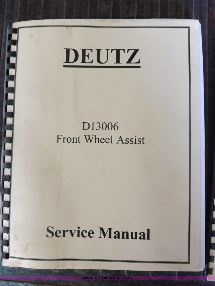 image for item J6950 Deutz D13006 MFWD tractor