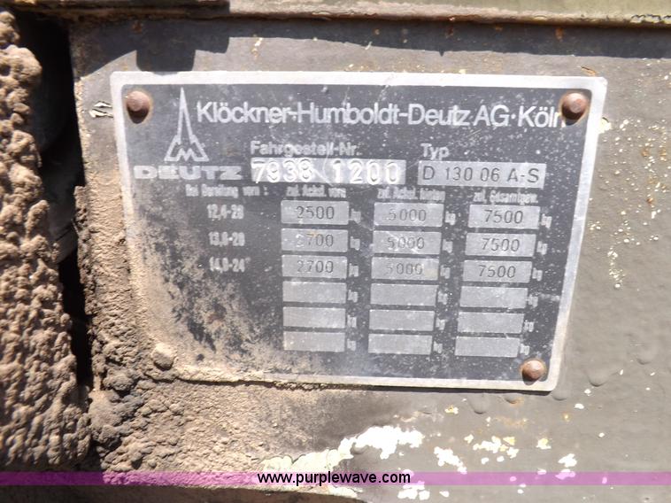 image for item J6950 Deutz D13006 MFWD tractor