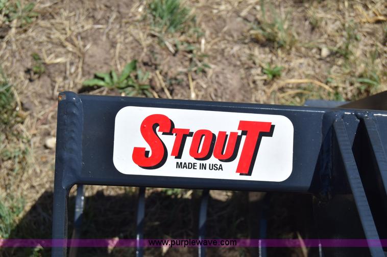 image for item J7909 Stout HD72-3 skid steer grapple bucket