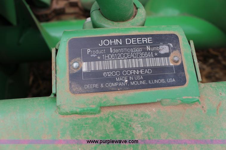 image for item K1003 2010 John Deere 612C Stalkmaster chopping corn head