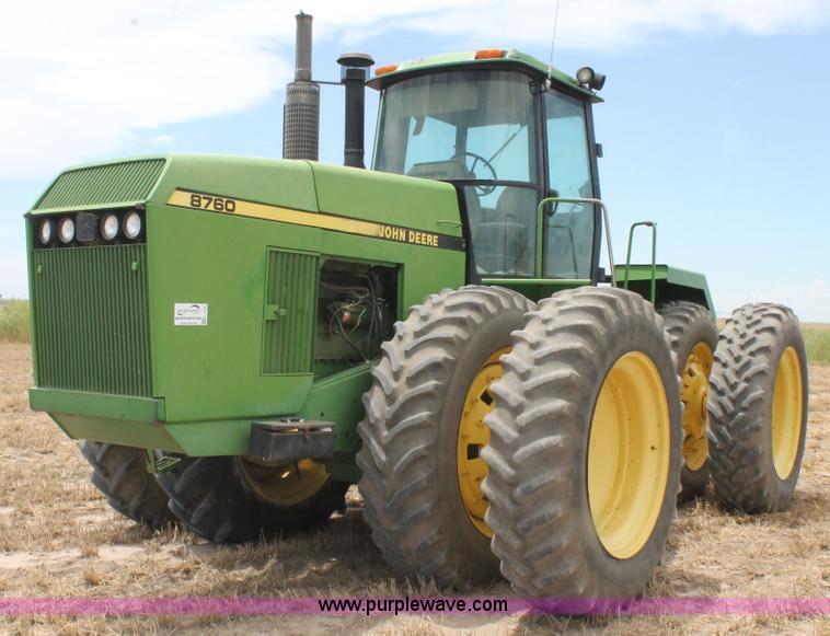 image for item L4349 1990 John Deere 8760 4WD tractor