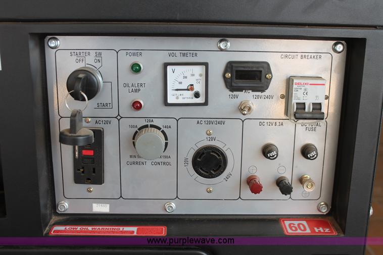 image for item AK9565 Falon Power Industrial Series 8500ES generator/welder