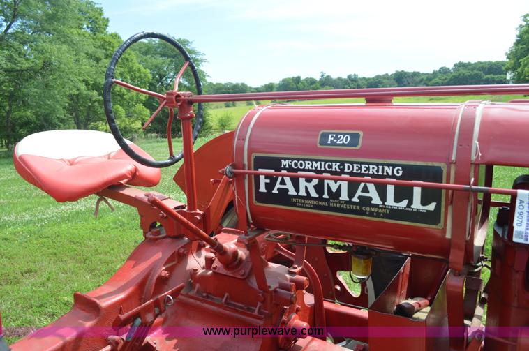 image for item AO9070 McCormick-Deering Farmall F20 tractor