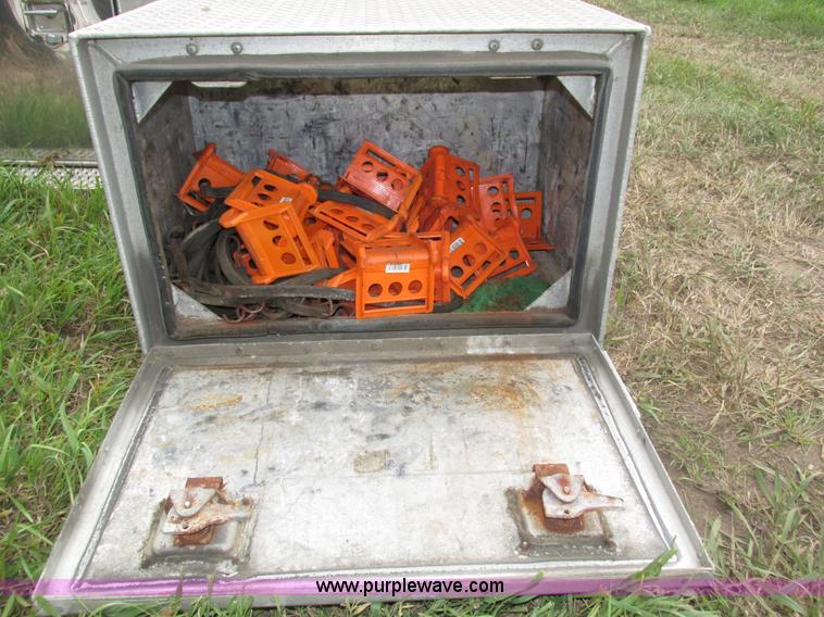 image for item AV9170 (2) aluminum under bed storage boxes