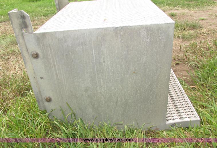 image for item AV9170 (2) aluminum under bed storage boxes