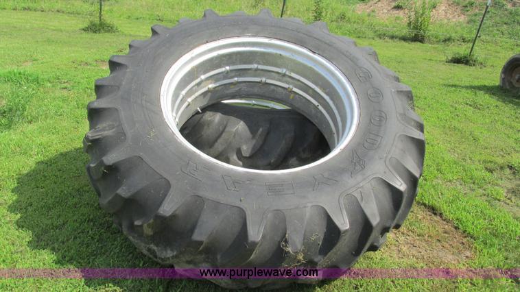 image for item AY9844 (2) tractor tires and wheels