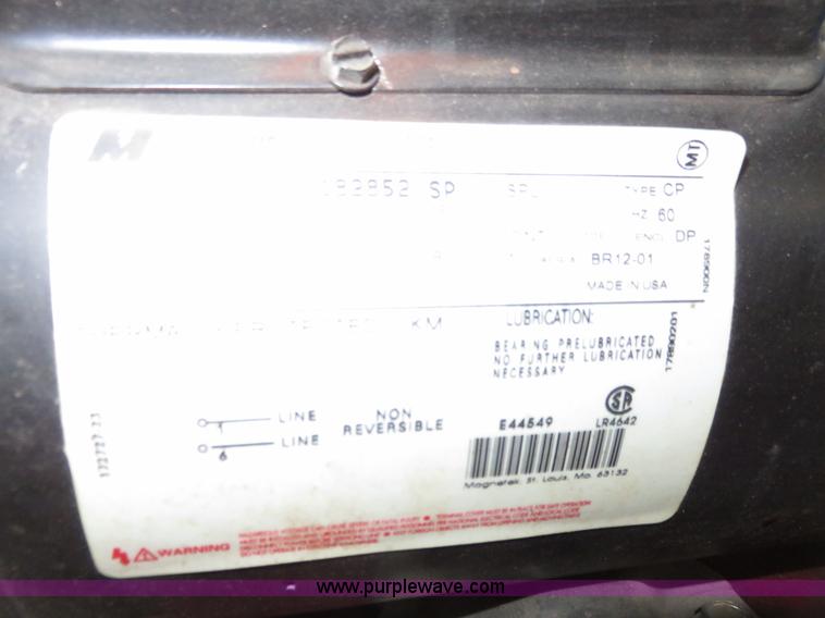 image for item BM9927 Magna Force air compressor