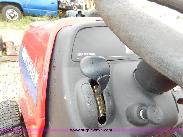 image for item BO9994 Craftsman GT5000 riding mower with bagger