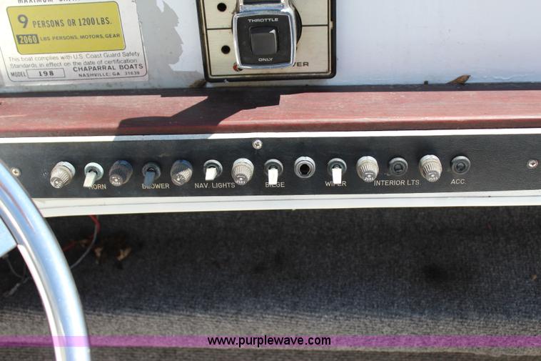 image for item I1597 1984 Chaparral 198 boat