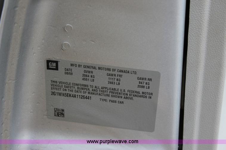 image for item I1612 2010 Chevrolet Impala