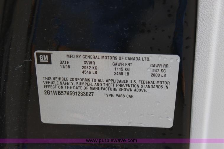 image for item I1613 2009 Chevrolet Impala