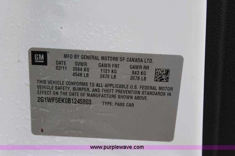 image for item I1616 2011 Chevrolet Impala