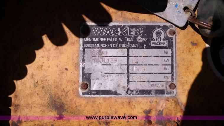 image for item I2808 Wacker RT 820 trench compactor