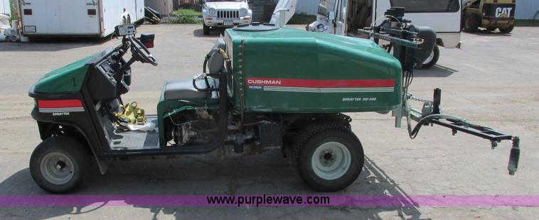 image for item J1763 2002 Cushman Spraytek self-propelled sprayer