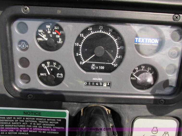 image for item J1763 2002 Cushman Spraytek self-propelled sprayer