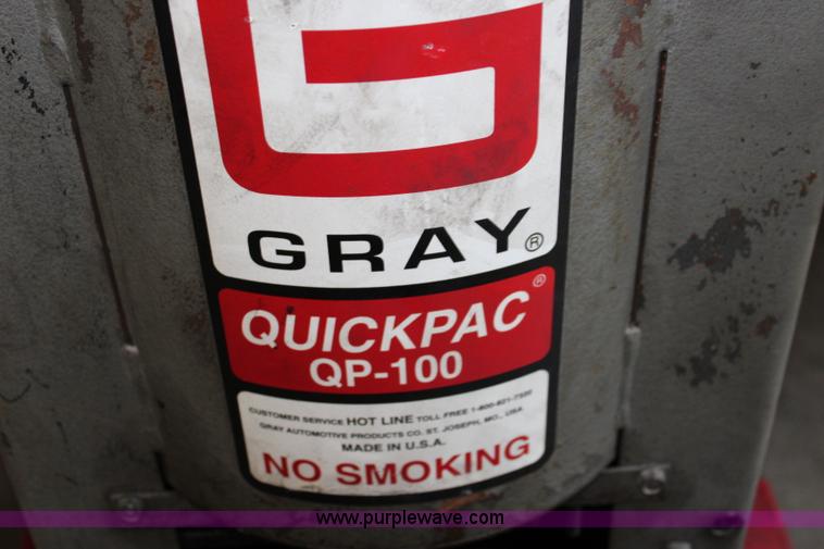 (2) Grey Quickpac QP100 oil filter crushers in Olathe, KS Item J5879 sold Purple Wave