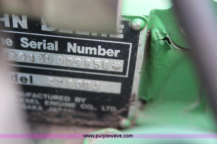 image for item J5891 John Deere 650 utility tractor