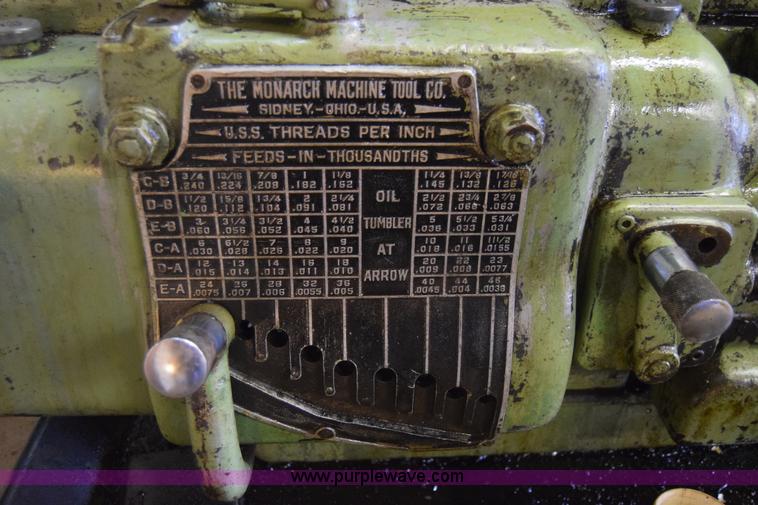 image for item J7838 Monarch lathe