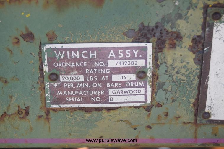 image for item J7960 Tulsa military winch