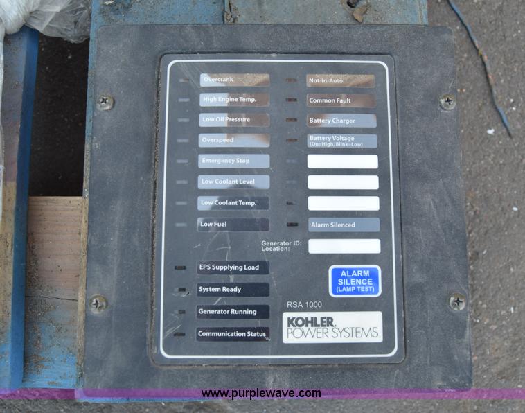 image for item J7994 Kohler 4P5W generator