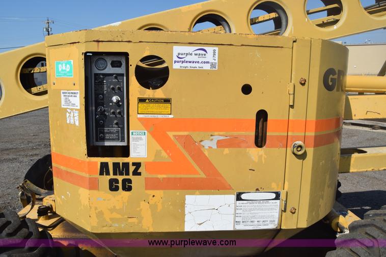 image for item J7999 Grove AMZ66 boom lift