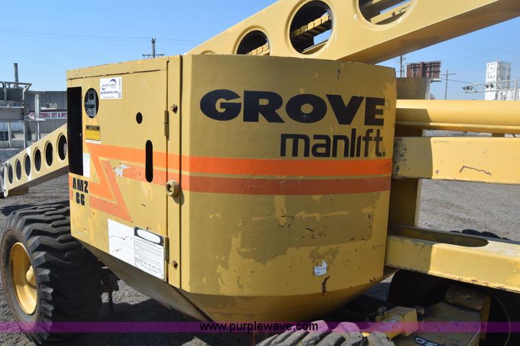 image for item J7999 Grove AMZ66 boom lift
