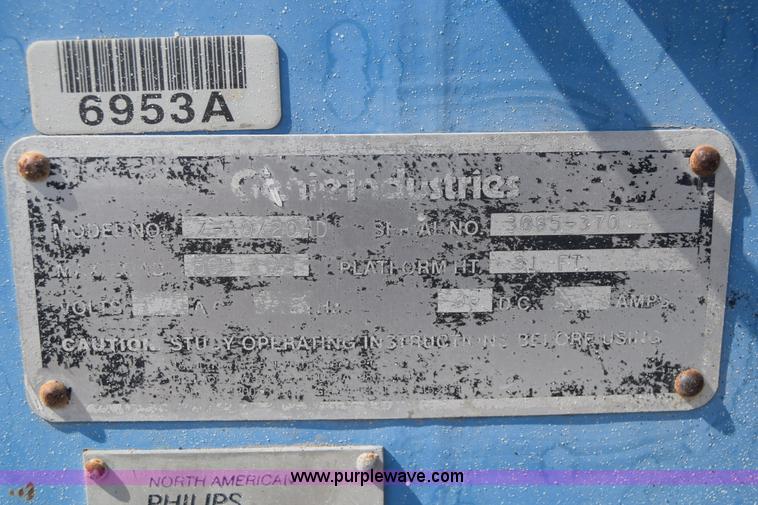 image for item J8000 Genie 30/20HD boom lift