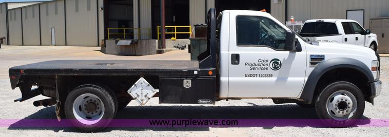 image for item K6124 2009 Ford F450 Super Duty flatbed truck