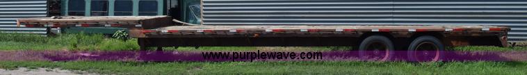 image for item K6165 1961 Trailmobile drop deck trailer