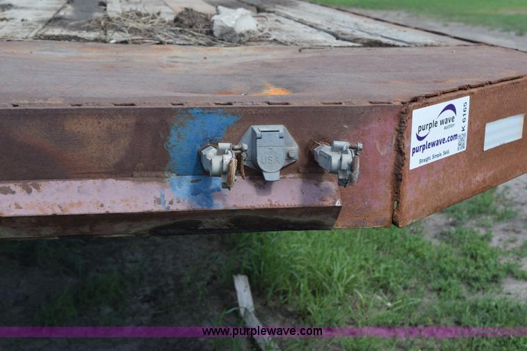 image for item K6165 1961 Trailmobile drop deck trailer