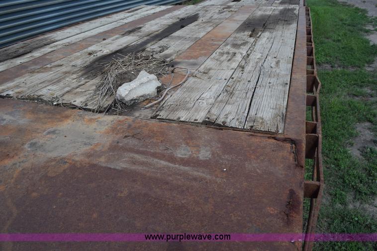 image for item K6165 1961 Trailmobile drop deck trailer