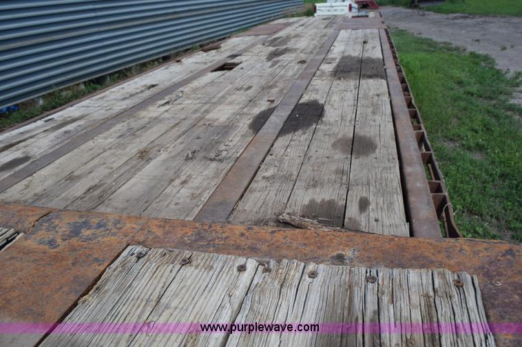 image for item K6165 1961 Trailmobile drop deck trailer