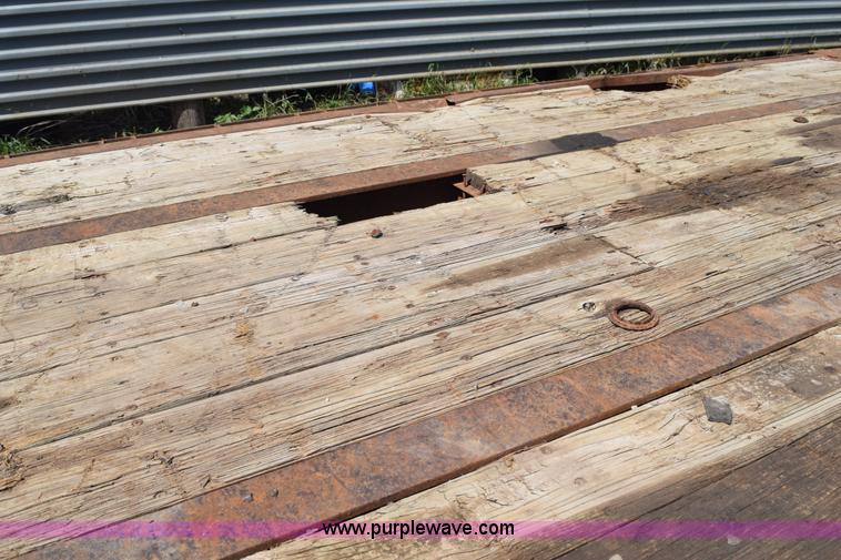 image for item K6165 1961 Trailmobile drop deck trailer