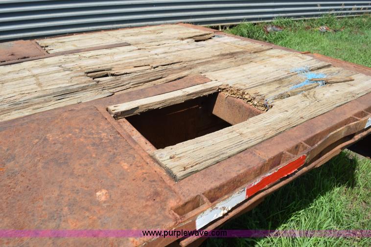 image for item K6165 1961 Trailmobile drop deck trailer