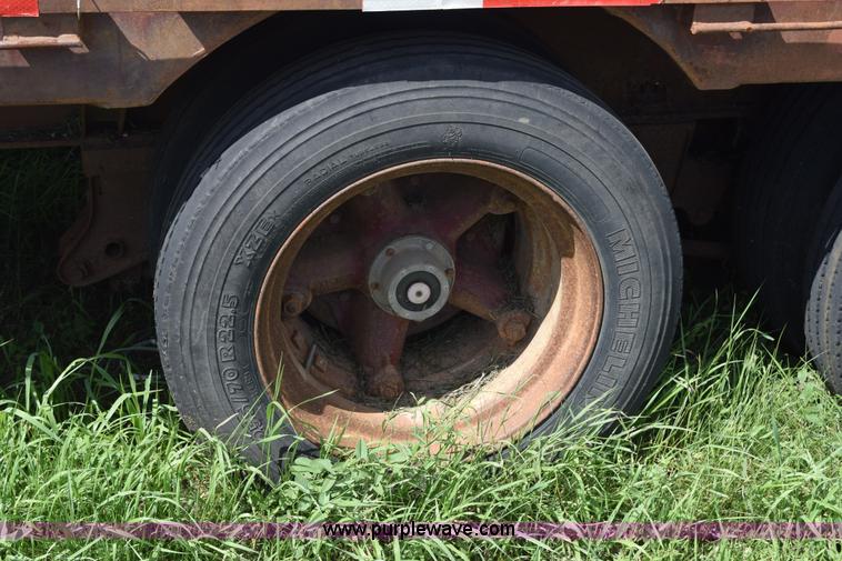 image for item K6165 1961 Trailmobile drop deck trailer