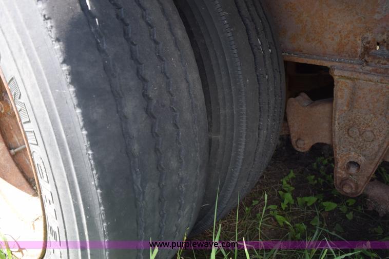 image for item K6165 1961 Trailmobile drop deck trailer