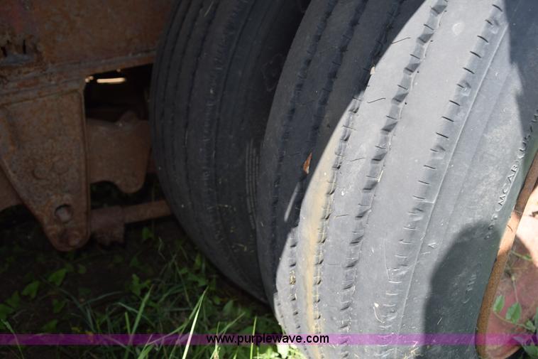 image for item K6165 1961 Trailmobile drop deck trailer