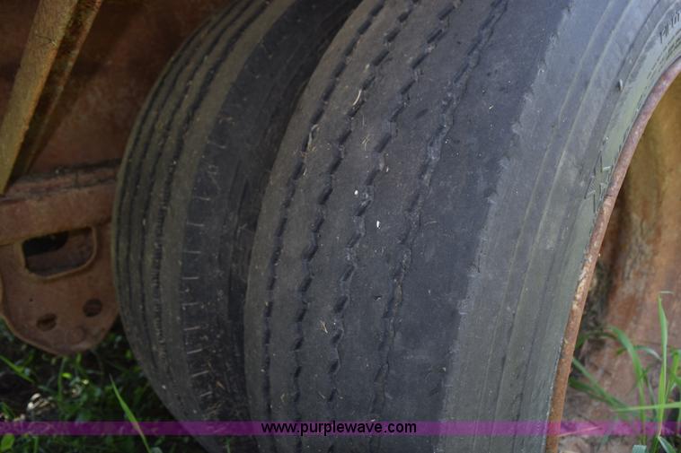 image for item K6165 1961 Trailmobile drop deck trailer