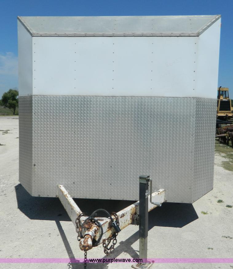 image for item K8118 2000 shop built enclosed cargo trailer