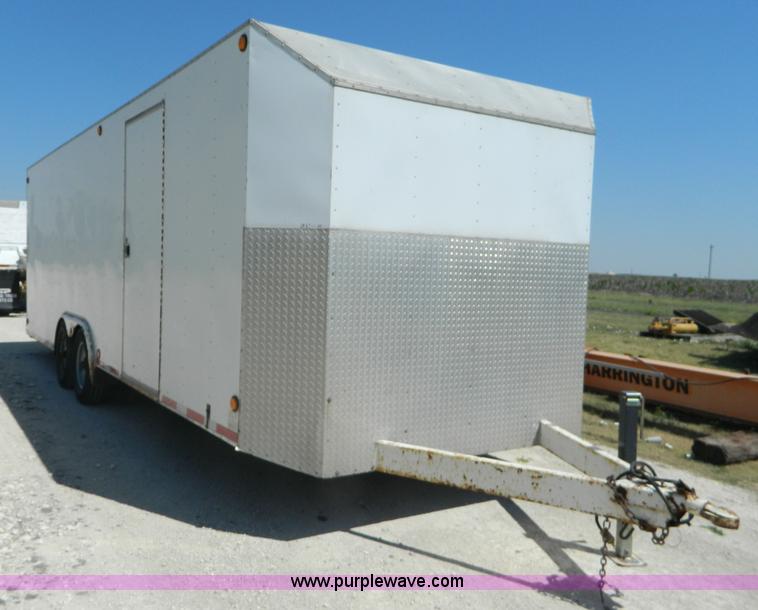 image for item K8118 2000 shop built enclosed cargo trailer