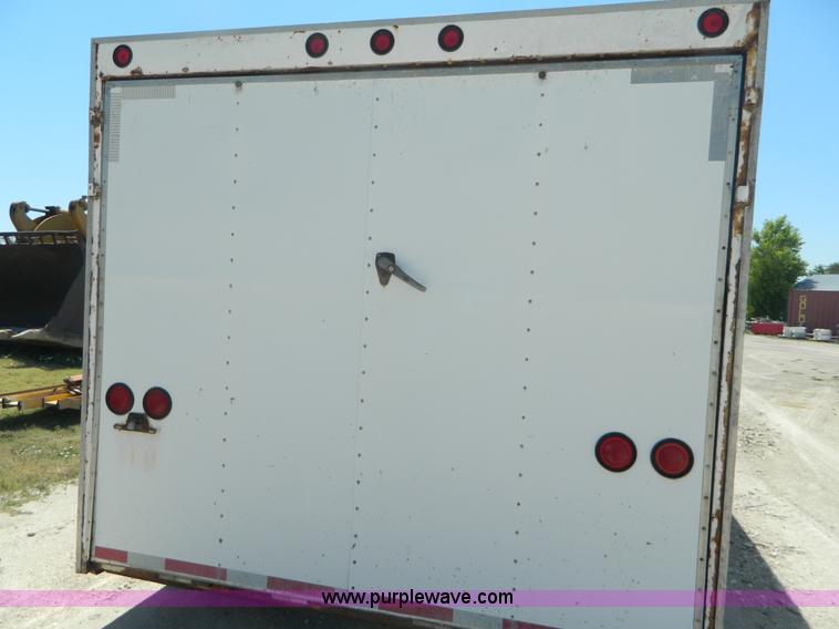 image for item K8118 2000 shop built enclosed cargo trailer