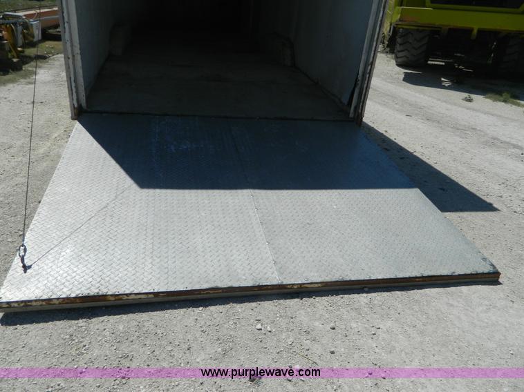 image for item K8118 2000 shop built enclosed cargo trailer
