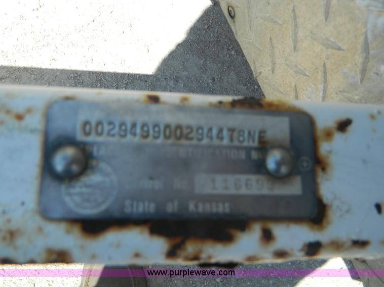 image for item K8118 2000 shop built enclosed cargo trailer