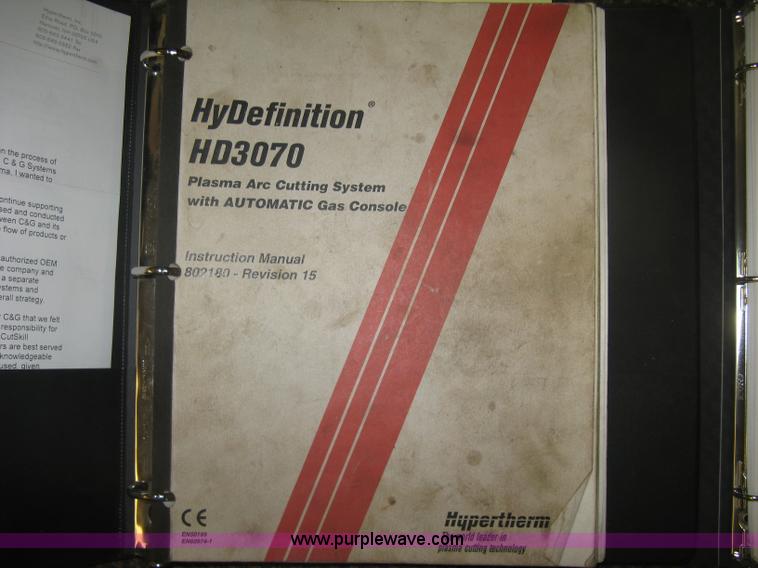 image for item K8698 Industrial gantry-style plasma cutting system