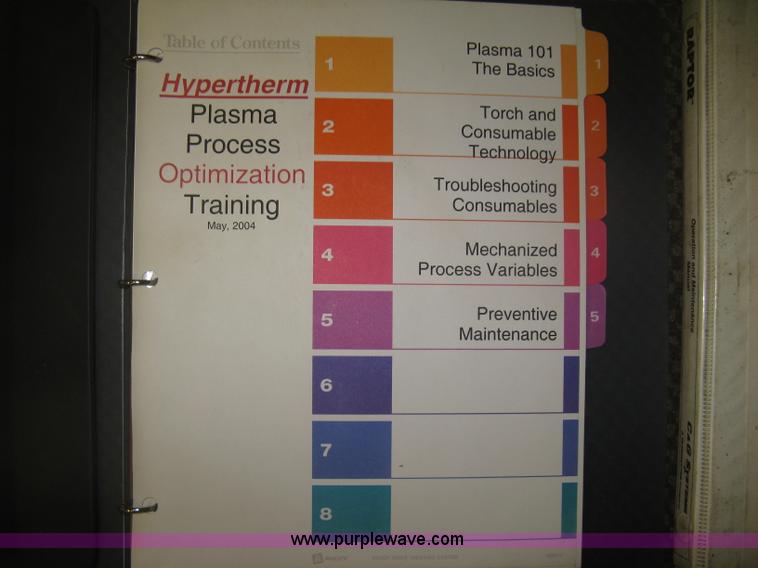 image for item K8698 Industrial gantry-style plasma cutting system