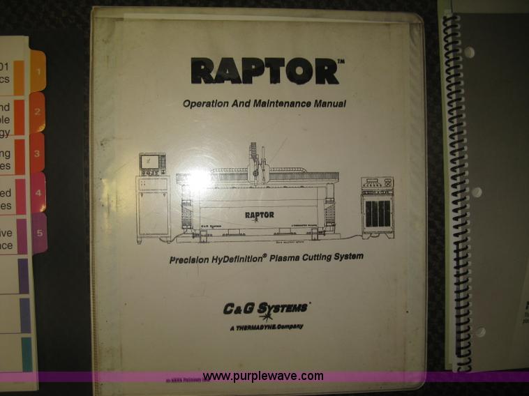 image for item K8698 Industrial gantry-style plasma cutting system